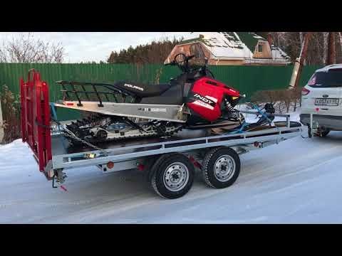 Прицеп "Тандем" со снегоходом Прицеп "Тандем" со снегоходом