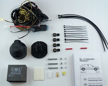 Штатная электрика фаркопа Hak-System (полный комплект) 7-полюсная для Renault Scenic, Grand Scenic IV 2017-2021. Артикул 12180544