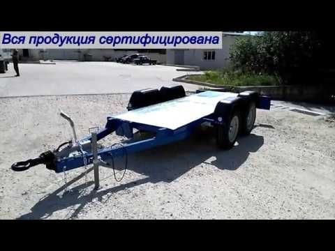 Двухосный прицеп платформа Двухосный прицеп платформа